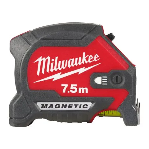 Nyhet 4932492469 Milwaukee Måttband 7,5 m, magnetiskt, LED